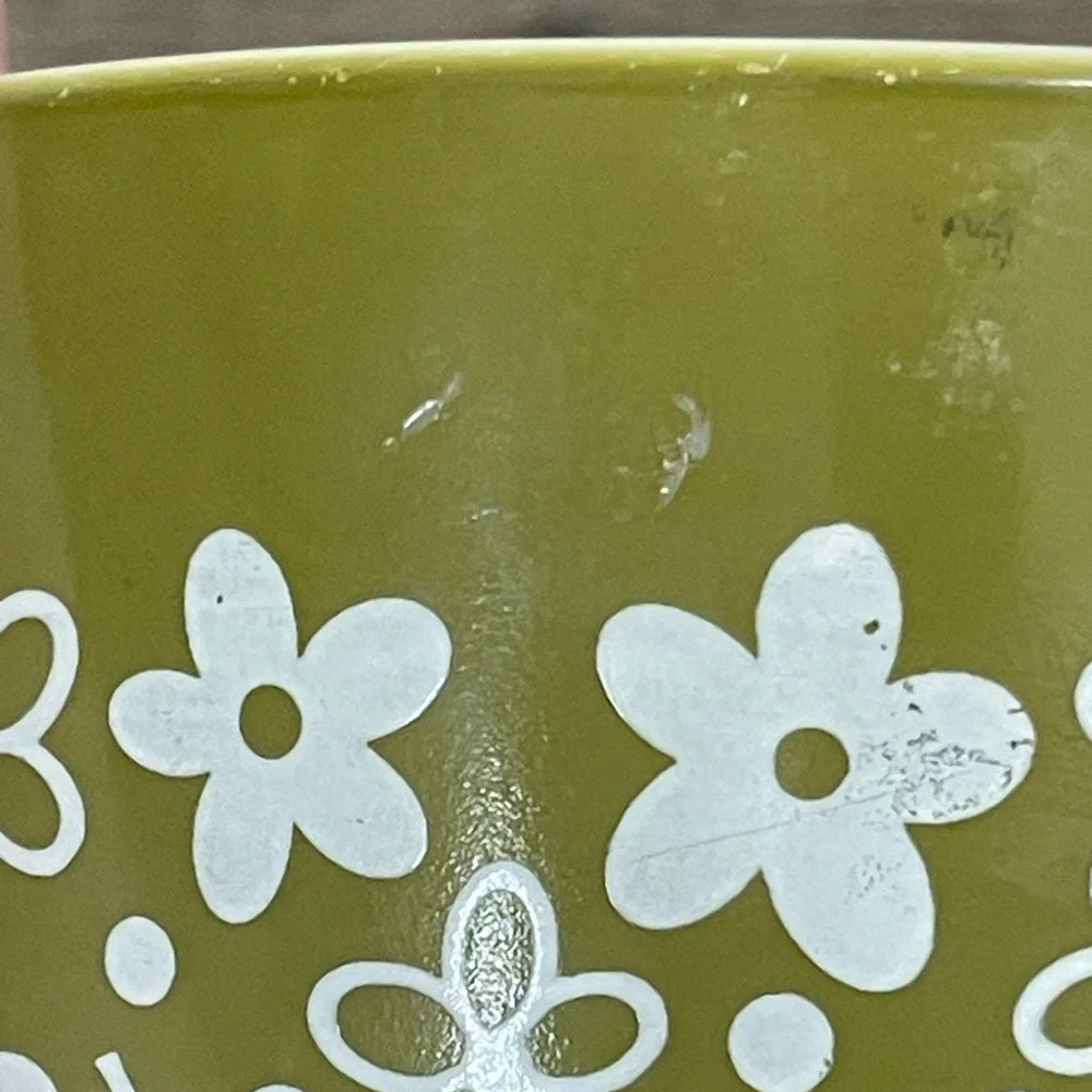 VINTAGE PYREX BY CORNING SPRING BLOSSOM FLORAL 473-B CASSEROLE DISH 1 QUART - Picture 8 of 8